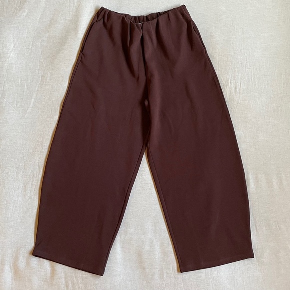 Zara Brown Wide Leg Pants - Picture 1 of 8